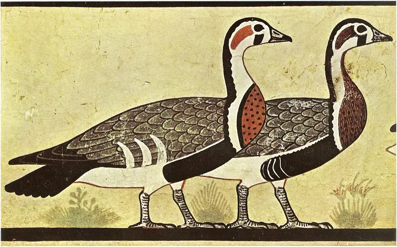 Unknown artist, The Geese of Meidum, c. 2600 BCE